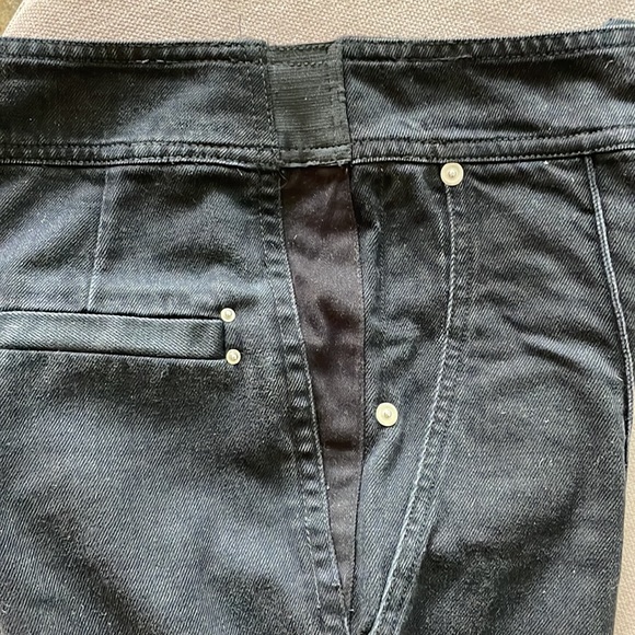 COPY - ISABEL MARANT size 34 black/dark grey denim high waisted jeans - Picture 5 of 7